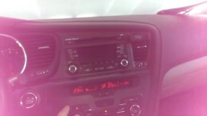 Kia Optima - F to C. Смена показаний температуры.