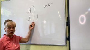 Схема электронного строения атома