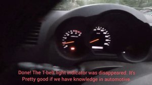 How to Reset T-belt Light Indicator || Toyota Hilux and Innova