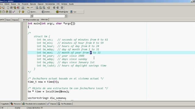 24 - Tutorial de C++ en español - ctime (Fecha y Hora) смотреть онлайн