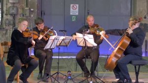 Kamus Quartet playing Benjamin Britten 3rd string quartet (live fragment)