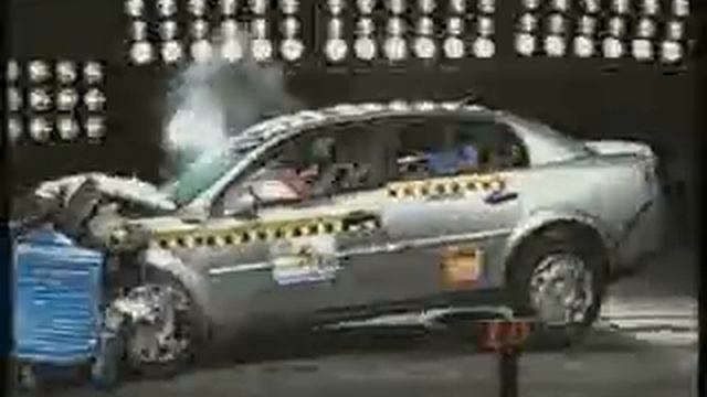 Crash Test 2002 Opel Vectra (Frontal Impact) EuroNcap смотреть онлайн