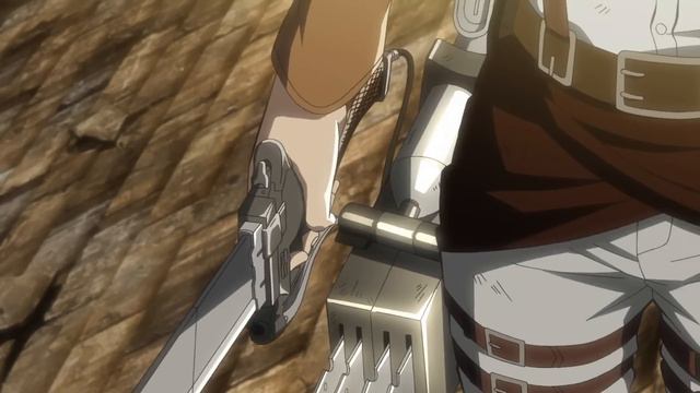 Mikasa vs Levi - Levi hits Eren then Mikasa Attacks Levi