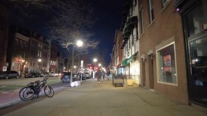 Friday Night Walk in Hoboken New Jersey [4K]