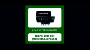 Delphi DCM 3.2 using Ktag BDM