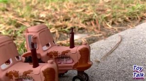 Disney Cars Tractor Tipping Fun Learning Shapes Video Game Pac Man