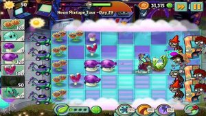 Plants vs Zombies 2: Neon Mixtape Tour - Day 29 Walkthrough