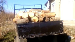 самодельные трицикл грузов везу дрова