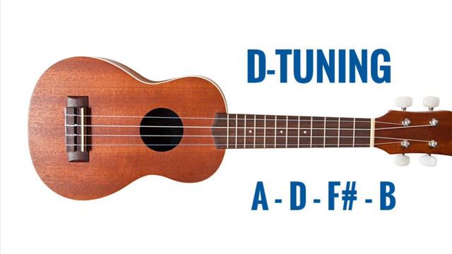 Ukulele tuning in D смотреть онлайн