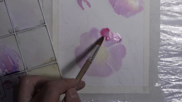 Рисую шиповник акварелью   мастер класс