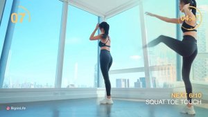 10 Min Squat Workout with 10 Variations - No Repeats No Talking