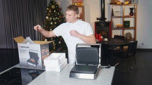 Распаковка BR2006 Гриль пресс