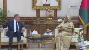 С.Лавров и Ш.Хасина, Дакка, 8 сентября 2023 года