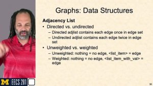 EECS 281: W21 Lecture 19 - Graph ADT, Review Algorithm Families