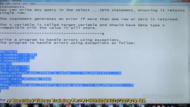 Oracle Tutorial ||onlinetraining|| PL/SQL Part - 6 by RealTime Expert смотреть онлайн