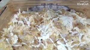 ВСЁ ГЕНИАЛЬНОЕ-ПРОСТО Картофель+лук  Картофель в  Духовке со Шкварками.Очень простой рецепт.