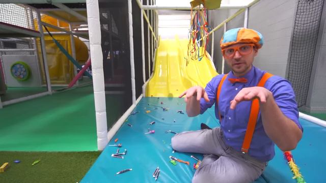 Learn Colors with the Blippi Ball Pit | Blippi - Kids Playground | Educational Videos for Kids смотреть онлайн