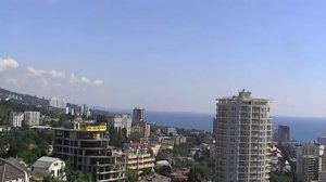 Вид из окон строящегося ЖК "Парус" г.Сочи