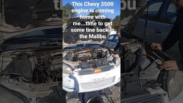 2007 Chevrolet Malibu engine removal for Replacement