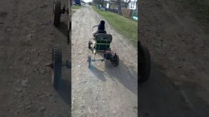 Самоделка из триммера первый выезд