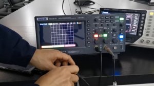 hantek DSO2D15 oscilloscope xy mode test left and right channels