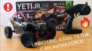 Axial Yeti Jr. Can-Am Maverick X3 - unboxing | распаковка NEW  Axial Yeti