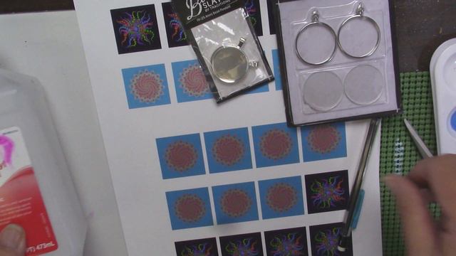 How to Make Jewelry From Your Dot Mandalas #012 - No Glue No Resin Jewelry From Your Artwork смотреть онлайн