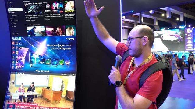 O GIGANTE, CURVO E CARO monitor Samsung Odyssey Ark chega ao Brasil смотреть онлайн