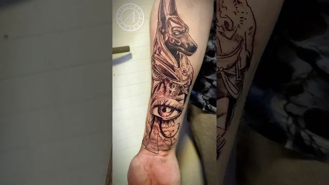 TATTOO TEMA ,Анубис