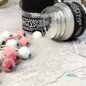 МК Сахарные ягодки из воздушного пластеина и микробисера.