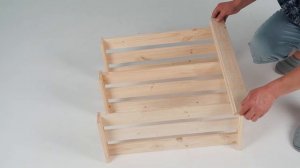 Стеллаж Лесовик деревянный Этажерка универсальная СД1-63/59/28/3