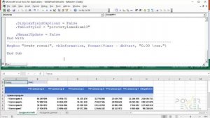 VBA feat. Pivot Table: Создание сводных таблиц в Excel с помощью макросов
