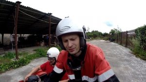 Установили лепестковый клапан на ИЖ Планета 5. Пропилили окна в поршне!