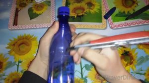 Подставка для телефона из простого бутылка!!!