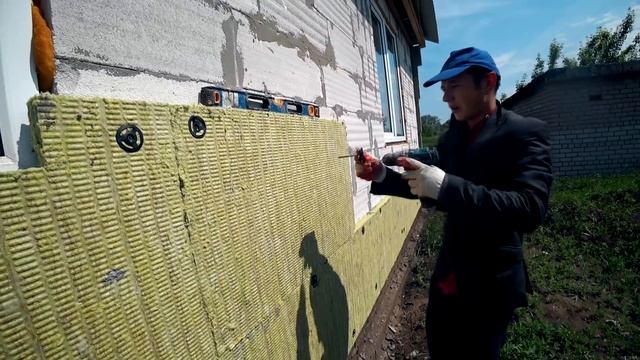 Строю дом Один! Утепление Фасада Мин Ватой! смотреть онлайн