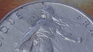 Very Rare Error 💵 👉50,000.00👈 Do you have one? coin 1/2 Franc Seumeuse 1983 French coin