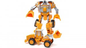 Разборка - сборка BAZUMI / Робот трансформер "Трактор бульдозер"