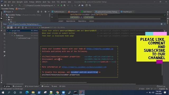 Selenium Cucumber Framework - How to Publish and Access HTML Reports in Cloud