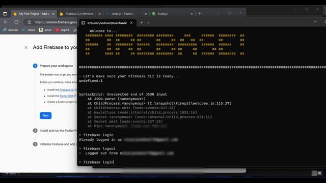 how to connect flutter to firebase single command | connect flutter app with firebase easiest way