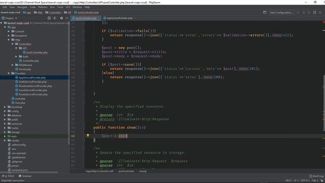 #3 دورة laravel vuejs crud | عمل واجهة التطبيق api смотреть онлайн