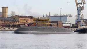 2019-03-28 - Вывод из дока ДЭПЛ Б-274 "Петропавловск-Камчатский" 2
