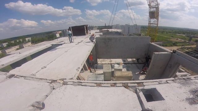 Монтаж панельного 9-ти этажного здания смотреть онлайн