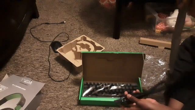 New gaming setup unboxing. Razer Huntsmann mini,Samsung odyssey monitor,turtle Beach headset and pa смотреть онлайн