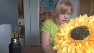 2 часть мастер класса? подсолнух ?из изолона