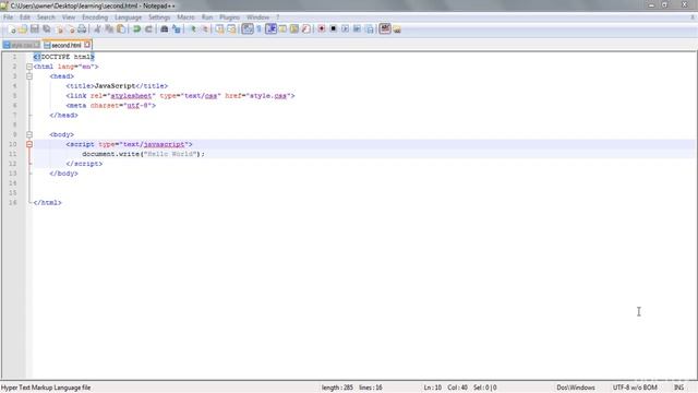 JavaScript - 1 Introduction to Javascript