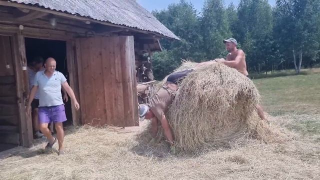 Эти ребята очень быстро превращают старый хутор в современную усадьбу. смотреть онлайн