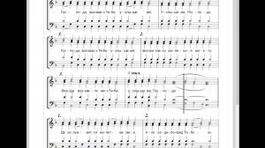 🎼 «Господи воззвах...», глас 2 (все партии). Сокращенный Киевский распев.