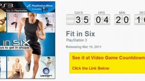 Fit in Six PS3 Countdown