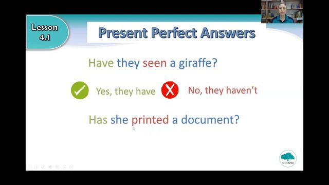 I.P. English Time For P.6 - The Present Perfect (Questions and Answers) Lesson 4.1 смотреть онлайн
