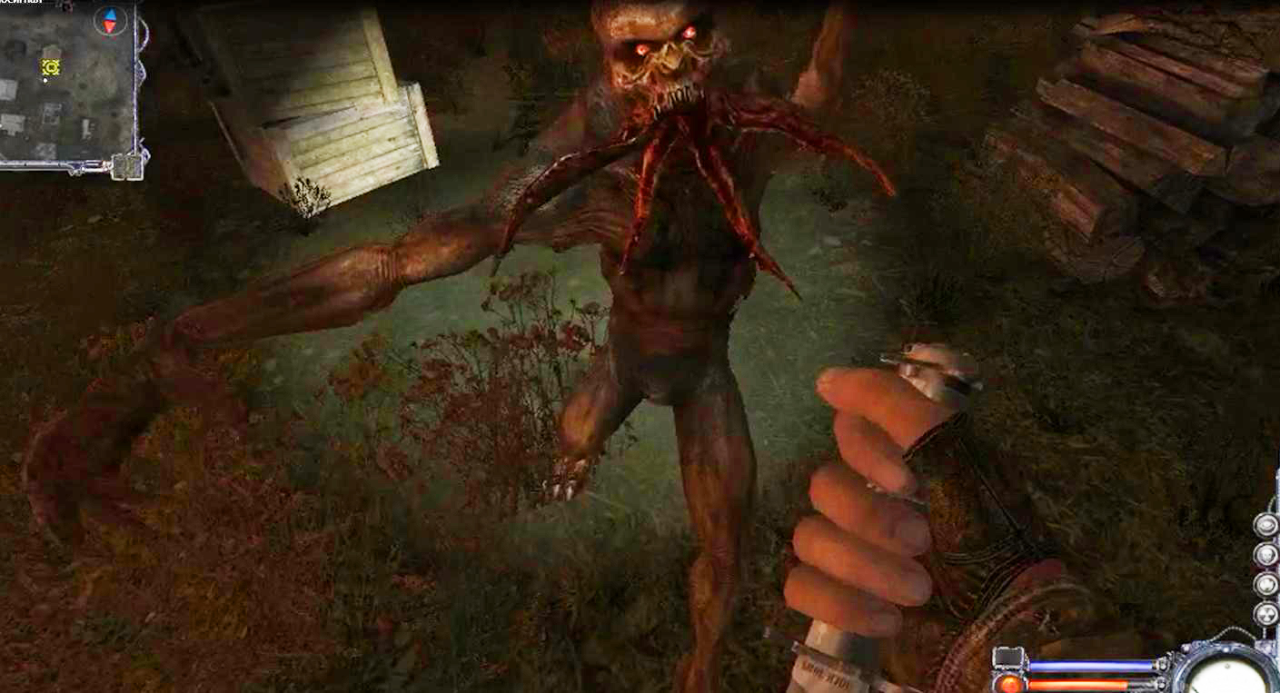 S.T.A.L.K.E.R.: Чистое небо..Армейские Склады.Первые задания.Радиосигнал.Убить кровососа смотреть онлайн